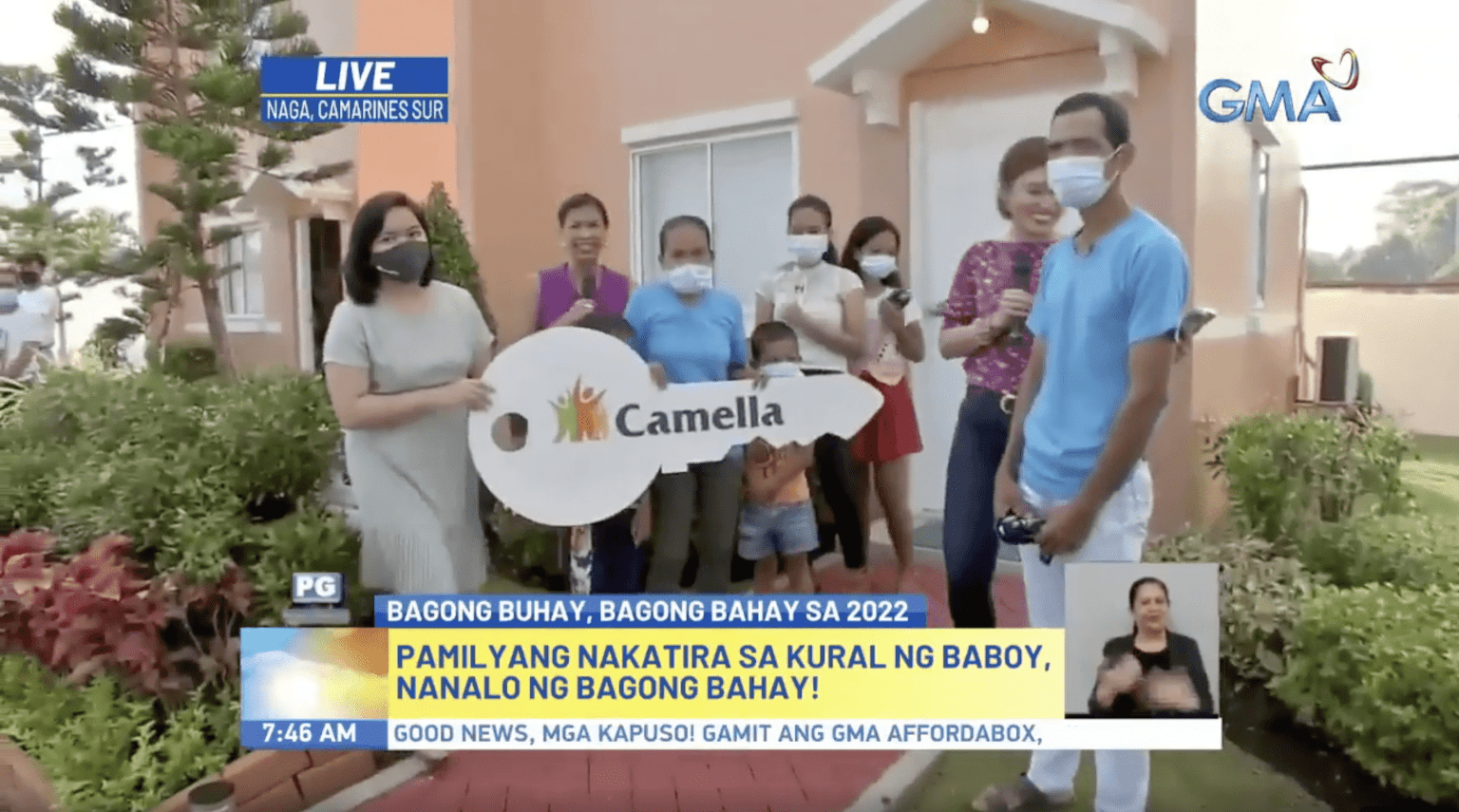 Camella Welcomes Unang Hirit House And Lot Winner Camella Homes